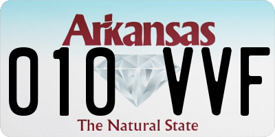 AR license plate 010VVF