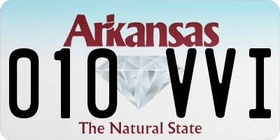 AR license plate 010VVI