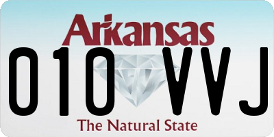 AR license plate 010VVJ