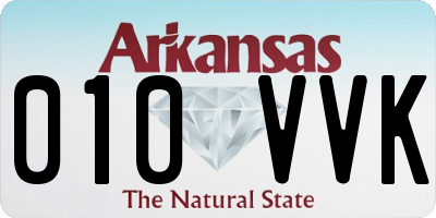AR license plate 010VVK