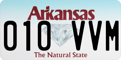 AR license plate 010VVM