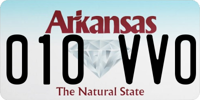 AR license plate 010VVO
