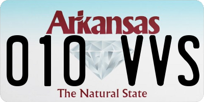 AR license plate 010VVS
