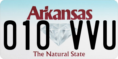 AR license plate 010VVU
