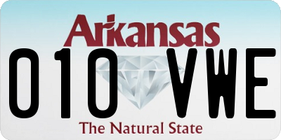 AR license plate 010VWE