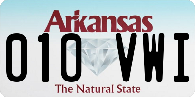 AR license plate 010VWI