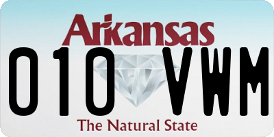 AR license plate 010VWM