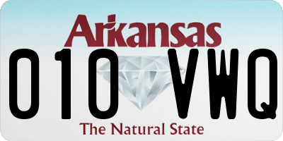 AR license plate 010VWQ