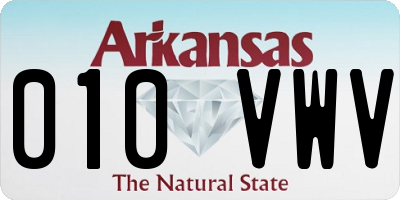 AR license plate 010VWV
