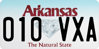 AR license plate 010VXA
