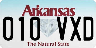 AR license plate 010VXD