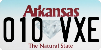 AR license plate 010VXE