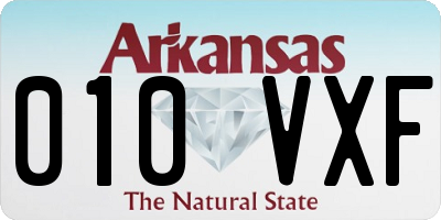 AR license plate 010VXF