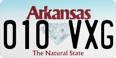 AR license plate 010VXG