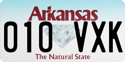 AR license plate 010VXK