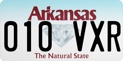 AR license plate 010VXR