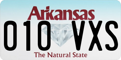 AR license plate 010VXS