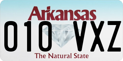 AR license plate 010VXZ