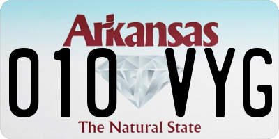 AR license plate 010VYG