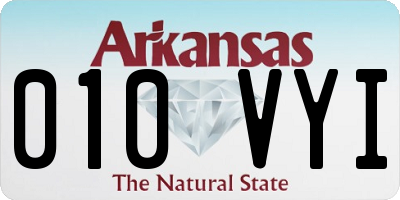 AR license plate 010VYI