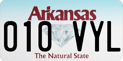 AR license plate 010VYL