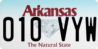 AR license plate 010VYW