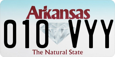 AR license plate 010VYY