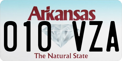 AR license plate 010VZA
