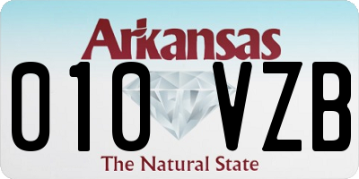 AR license plate 010VZB