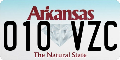 AR license plate 010VZC