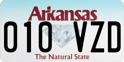 AR license plate 010VZD