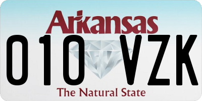 AR license plate 010VZK
