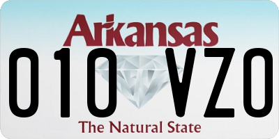 AR license plate 010VZO