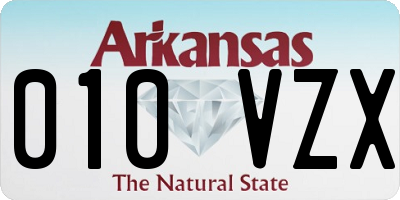 AR license plate 010VZX