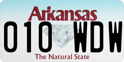 AR license plate 010WDW