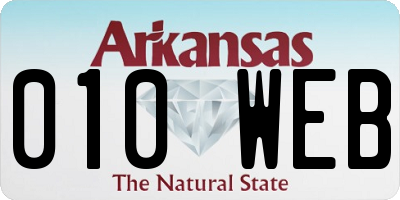 AR license plate 010WEB