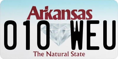 AR license plate 010WEU
