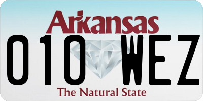 AR license plate 010WEZ