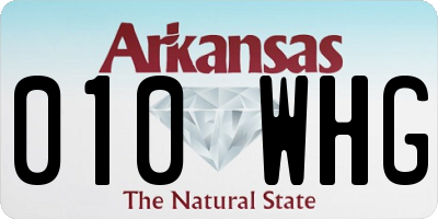 AR license plate 010WHG