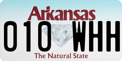 AR license plate 010WHH