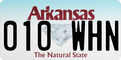 AR license plate 010WHN