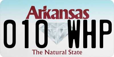 AR license plate 010WHP