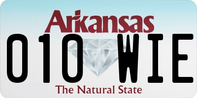 AR license plate 010WIE