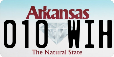 AR license plate 010WIH