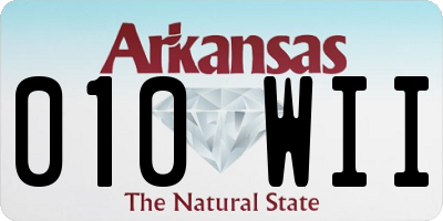 AR license plate 010WII