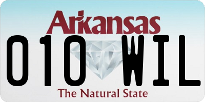 AR license plate 010WIL