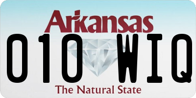 AR license plate 010WIQ