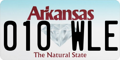 AR license plate 010WLE