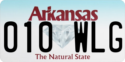 AR license plate 010WLG