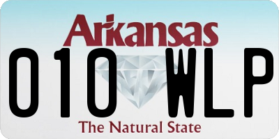 AR license plate 010WLP